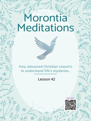 cover image of Morontia Meditations, Lesson 42